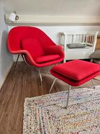 Saarinen lounge stoel met poef (replica), Ophalen, Gebruikt