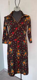 Vintage jurk Retro style dress Zoe Loveborn maat 38 M igs, Maat 38/40 (M), Bruin, Ophalen of Verzenden, Knielengte