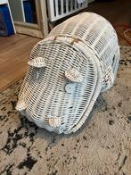 Rotan Nijlpaard speelgoed Mand Zara Home, Mand, Ophalen of Verzenden, Zo goed als nieuw, Riet