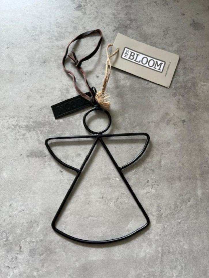 MrsBloom Hanger Engel S metaal zwart Nieuw!, Diversen, Kerst, Nieuw, Ophalen of Verzenden