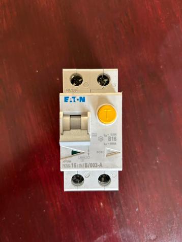 Eaton aardlekautomaat 1-polig+nul 16A B-kar 30mA beschikbaar voor biedingen