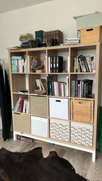 Boekenkast Ikea Kallax 4x4, Ophalen, Zo goed als nieuw, 25 tot 50 cm