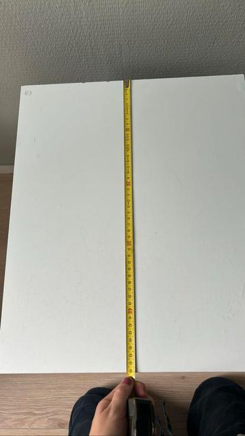 Ikea Malm nachtkast wit met 2 lades B40xD48xH55cm - afbeelding 7