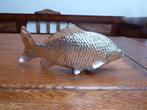 Verzilverde servethouder, vis – koi karper, Ophalen of Verzenden