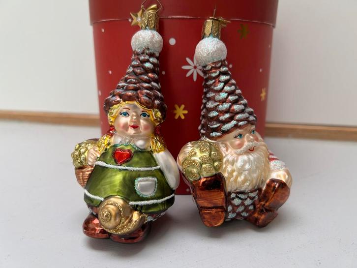 Käthe Wohlfahrt glazen kerst figuurtjes, Diversen, Kerst, Nieuw, Ophalen of Verzenden