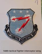 Patches USAF  13 14 15 16 17  19 en 20, Ophalen of Verzenden, Luchtmacht, Nederland, Embleem of Badge