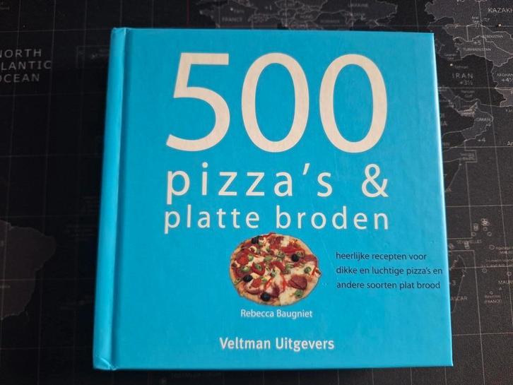 500 Pizza's & Platte Broden - Kookboek, Boeken, Kookboeken, Zo goed als nieuw, Overige typen, Europa, Vegetarisch, Ophalen of Verzenden