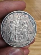 Zilveren 5 Francs 1873 - Frankrijk, Vóór koninkrijk, Zilver, Losse munt, Overige waardes