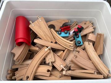 Houten Treinbaan Set beschikbaar voor biedingen