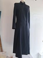 Olivier Theyskens zwarte wollen vintage mantel enkellang, Kleding | Dames, Jassen | Winter, Ophalen of Verzenden, Gedragen, Maat 38/40 (M)