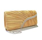 Leuke goud gekleurde bruidstasje of avondtasje., Ophalen of Verzenden, Zo goed als nieuw, Overige kleuren, Avondtasje