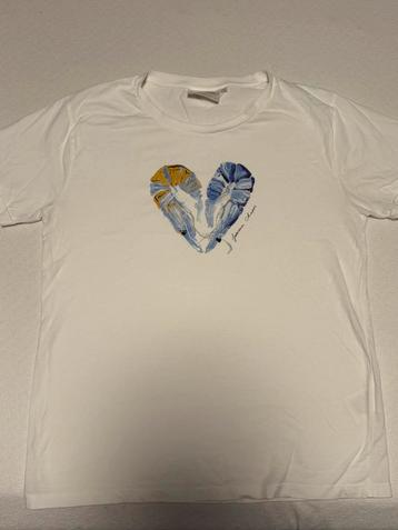 Fabienne Chapot wit tshirt maat S model Romy blauwe garnalen beschikbaar voor biedingen