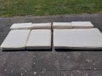 Kussens loungeset, kleur gebroken wit, Tuin en Terras, Tuinmeubel-accessoires, Ophalen, Zo goed als nieuw