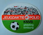 Sticker K.N.V.B afd. Limburg jeugd aktie polio(12), Ophalen of Verzenden, Nieuw, Sport
