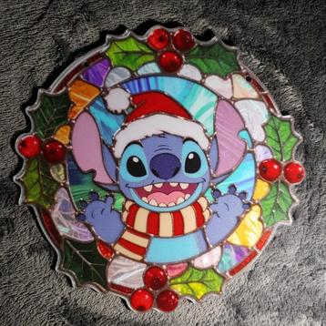 Disney plastic kerst / raam hanger - Stitch beschikbaar voor biedingen