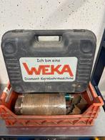 WEKA DK16 diamant kernboormachine + boren set, Doe-het-zelf en Verbouw, Gereedschap | Boormachines, Ophalen of Verzenden, Gebruikt