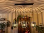 Zwarte hanglamp, Huis en Inrichting, Lampen | Hanglampen, Minder dan 50 cm, Zo goed als nieuw, Ophalen
