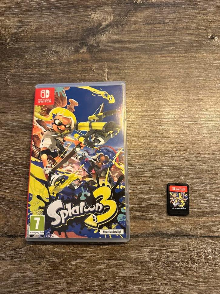 Splatoon 3 Nintendo Switch Game, Spelcomputers en Games, Games | Nintendo Switch, Zo goed als nieuw, Overige genres, 1 speler