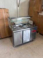 Horeca RvS koelwerkbank saladette saladerie vitrine koelkast, Ophalen of Verzenden