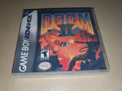 Doom II Game Boy Advance GBA Game Case, Spelcomputers en Games, Games | Nintendo Game Boy, Zo goed als nieuw, Verzenden