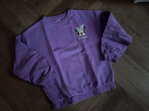 Paarse minnie mouse trui sweater maat 122 128 m&s mode, Kinderen en Baby's, Kinderkleding | Maat 122, Zo goed als nieuw, Meisje