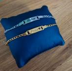 Gepersonaliseerde geboorte (baby) armbandjes, Ophalen of Verzenden, Nieuw, Goud, Overige materialen