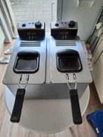 friteuse 2 baks, Witgoed en Apparatuur, Frituurpannen, 2 tot 3 liter, Ophalen, Zo goed als nieuw, Uitneembare binnenpan