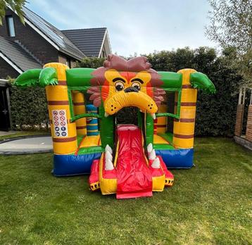 Springkussen leeuw te huur beschikbaar voor biedingen