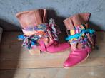 BOHEMIAN IBIZA  LAARSJES LEER 38, Kleding | Dames, Schoenen, Ophalen of Verzenden, Zo goed als nieuw, Roze