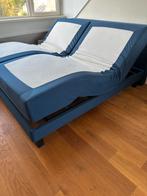 Swiss Sense bed 210 x 200/Swiss Sense boxspring elektrisch, Huis en Inrichting, Slaapkamer | Boxsprings, Ophalen, Blauw, 210 cm