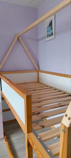 Ikea Kura hoog/laag bed 90x200, Kinderen en Baby's, Kinderkamer | Bedden, Ophalen, Gebruikt, Lattenbodem, 100 cm of meer
