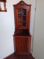 Bijzonder eiken hoekkastje, Huis en Inrichting, Kasten | Vitrinekasten, Ophalen, Zo goed als nieuw, 50 tot 75 cm