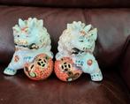 Foo dogs, in porselein, Ophalen of Verzenden, Zo goed als nieuw