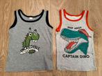 2 hemden/singlets Dino maat 98/104, Kinderen en Baby's, Kinderkleding | Maat 98, Ophalen of Verzenden, Gebruikt, Jongen, Nacht- of Onderkleding