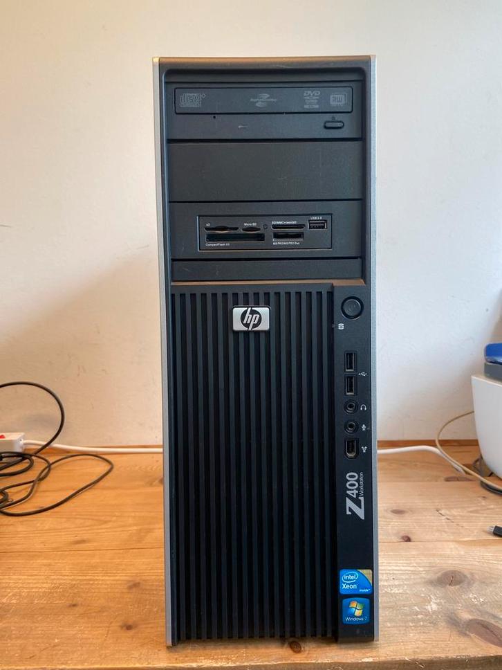 HP Workstation Z400 - Krachtige en Betrouwbare Computer, Computers en Software, Desktop Pc's, Gebruikt, 3 tot 4 Ghz, HDD, 4 GB