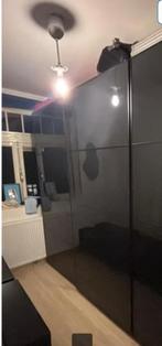 Pax kast schuifdeuren zwart (hokksund), Huis en Inrichting, Kasten | Kledingkasten, Ophalen, 200 cm of meer, 50 tot 100 cm, 50 tot 75 cm