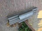 Gratis opsluitbanden antraciet, Tuin en Terras, Tegels en Klinkers, Ophalen, Overige typen, Zo goed als nieuw, Minder dan 5 m²
