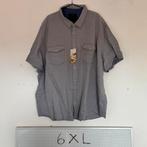 Angelo Litrico Overhemd 6XL Korte Mouwen, Kleding | Heren, Overhemd, Angelo Litrico, Nieuw, Ophalen of Verzenden