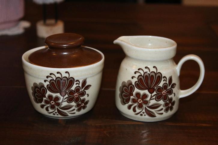 vintage suikerpot melkkan roomstel Winterling Röslau Bavaria, Huis en Inrichting, Keuken | Servies, Zo goed als nieuw, Overige typen