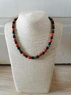 Nieuwe zelfgemaakte ketting met houten kralen, Sieraden, Tassen en Uiterlijk, Kettingen, Ophalen of Verzenden, Nieuw, Overige kleuren