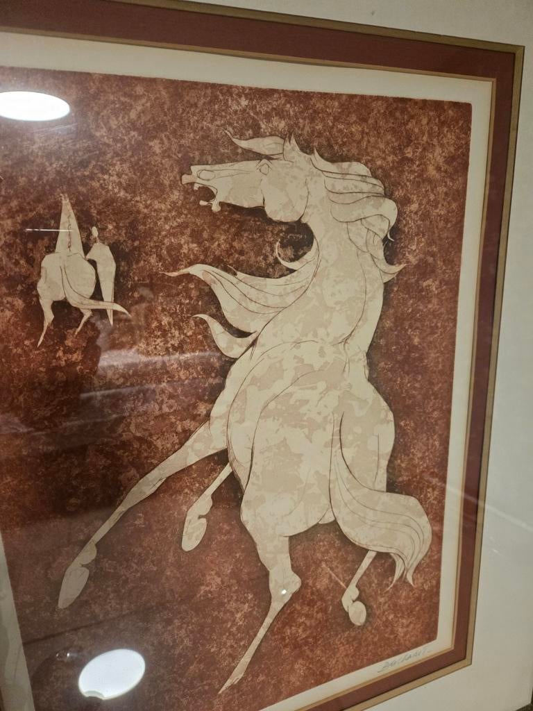 Paul de Chabot - Litho Paarden nummer  30/50, Antiek en Kunst, Kunst | Litho's en Zeefdrukken, Ophalen of Verzenden