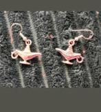 Zilveren oorbellen gelukslamp, Hangers, Verzenden, Nieuw, Zilver