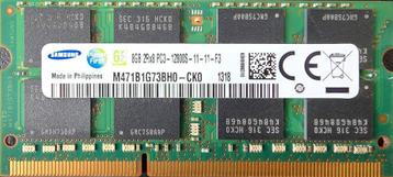 1X Samsung 8GB, PC3-12800, 1600Mhz, DDR3 SODIMM beschikbaar voor biedingen