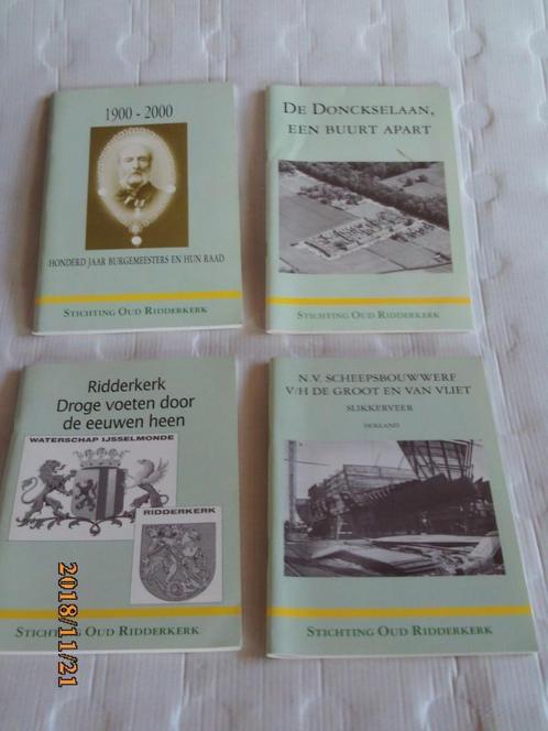 5 boekjes van stichting oud ridderkerk, Boeken, Geschiedenis | Stad en Regio, Gelezen, 20e eeuw of later, Ophalen of Verzenden
