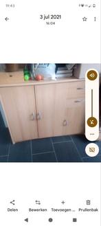 Beuken fineer kast, Ophalen, 25 tot 50 cm, 50 tot 100 cm