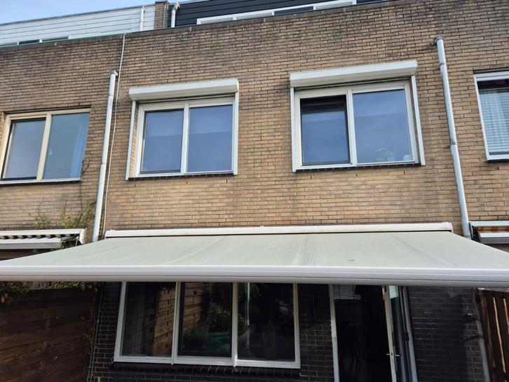 Electrisch zonnescherm, Tuin en Terras, Zonneschermen, Gebruikt, Knikarmscherm, 150 tot 300 cm, Ophalen