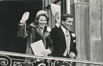  54 Prinses Beatrix en Claus Den Haag 17 februari 1966   beschikbaar voor biedingen