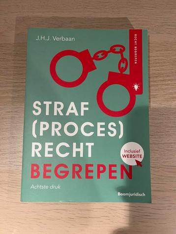 J.H.J. Verbaan - Straf(proces)recht begrepen beschikbaar voor biedingen