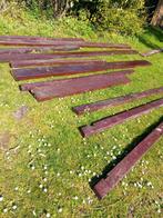 16x Red ceder dikke balken met verflaag verschillende afm, Ophalen, Gebruikt, Hardhout, 250 cm of meer