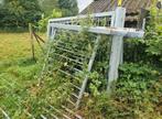 Dubbele poort 3m breed spijlenpoort heras, Tuin en Terras, Ophalen, Met poort, Spijlenhekwerk, Zo goed als nieuw